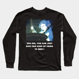 Frieren cauldron meme Long Sleeve T-Shirt